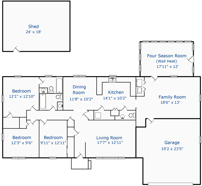 16 Surrey Lane, Forsyth, IL Floorplan