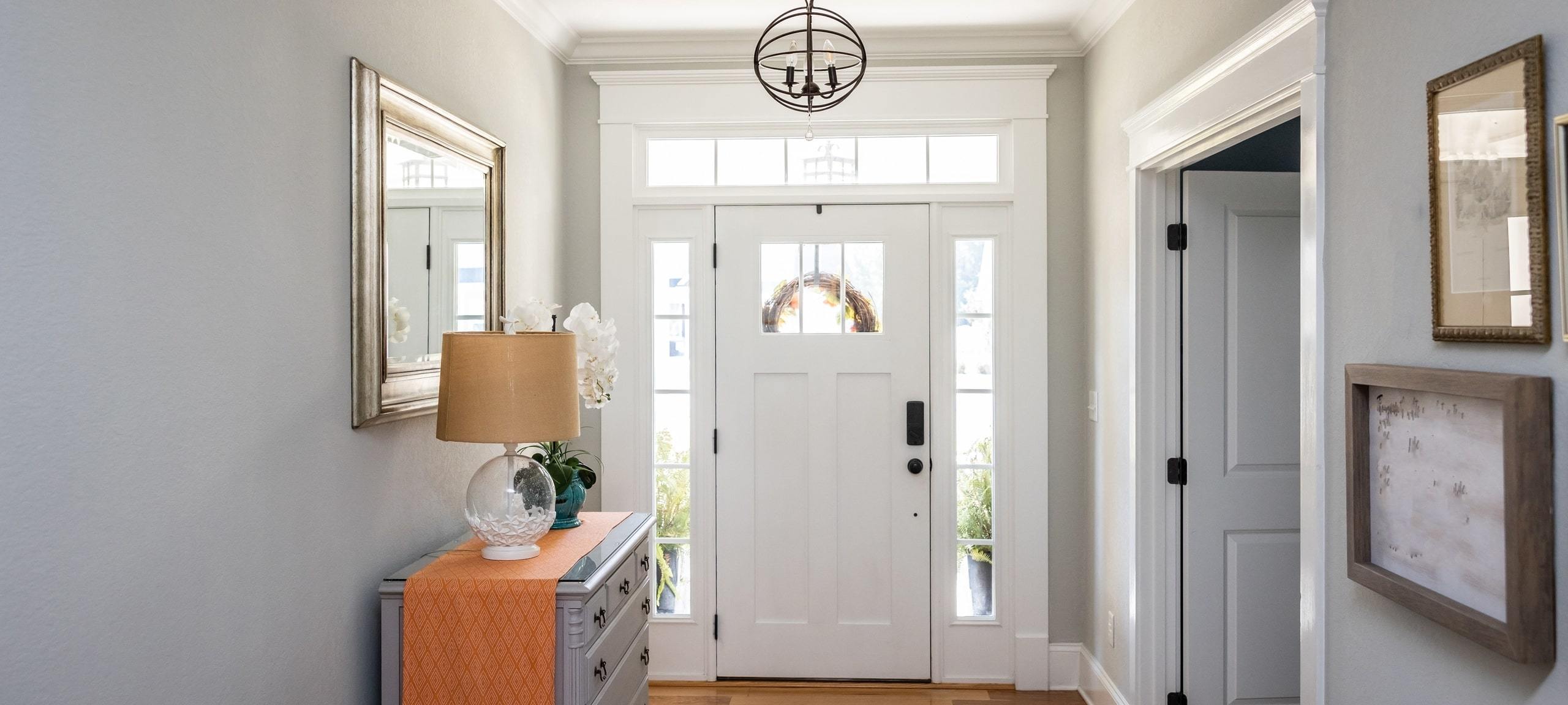 Front entranceway and table, typical of Northwest Decatur