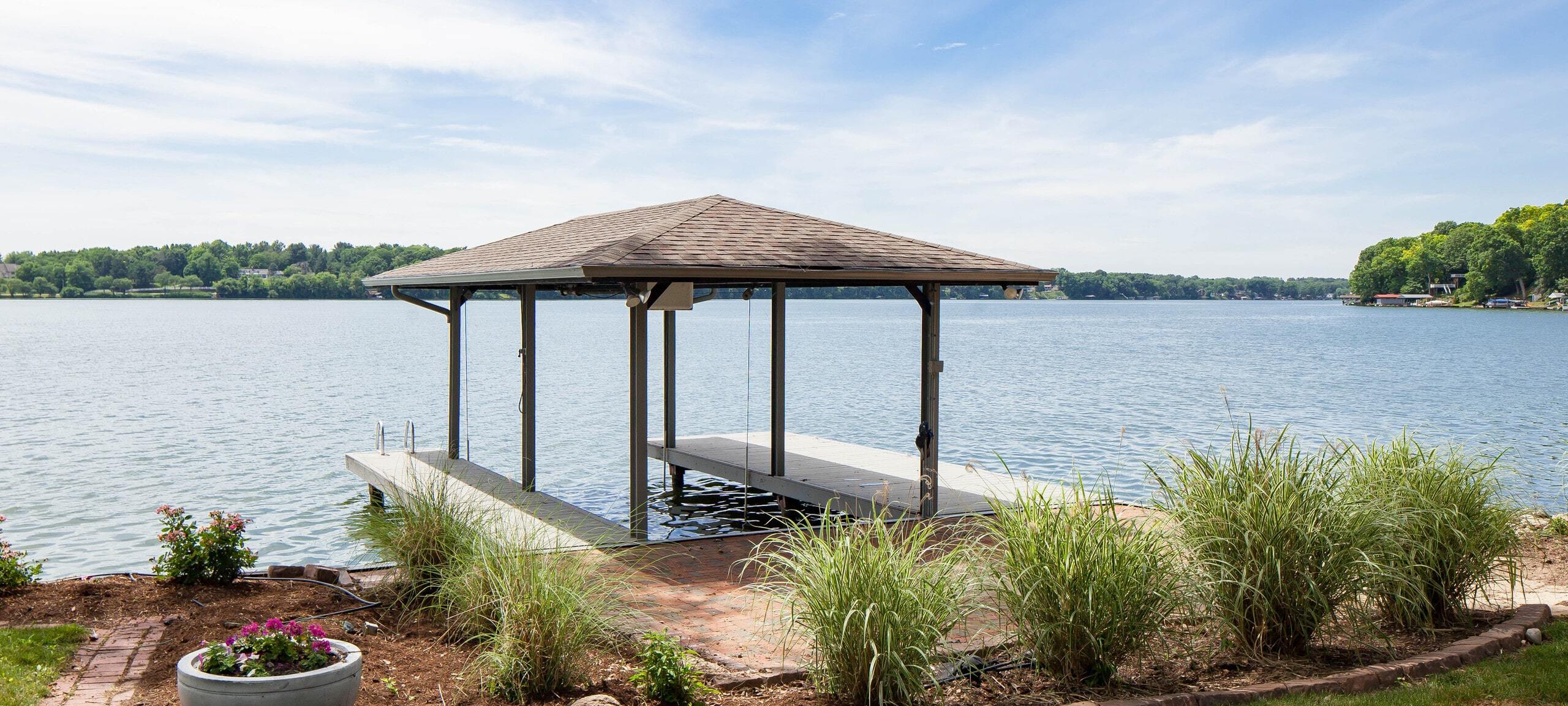 View of Lake Decatur from home in Mt. Zion, IL